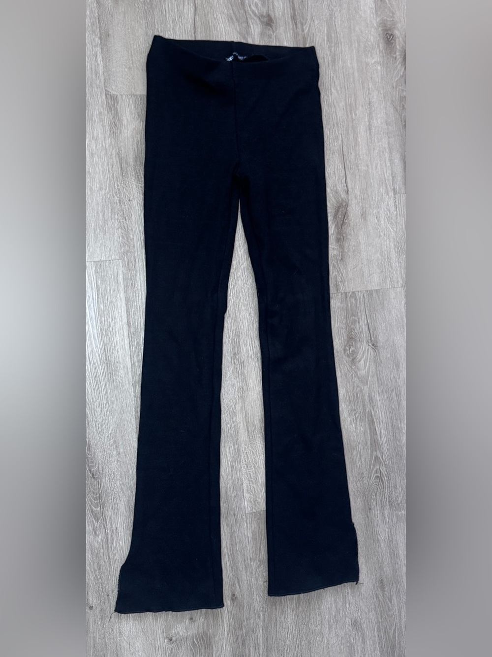 Zara Black Boot-Cut Flared Pants